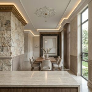 קרניזים ופרופילים דקורטיביים