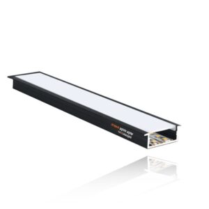 פרופיל אלומיניום לסרט לד שקוע נמוך כפול